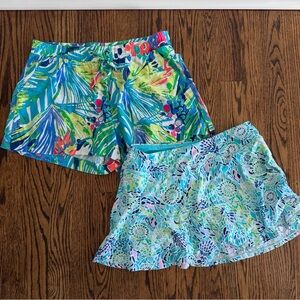 Lilly Pulitzer Luxletic skort & shorts bundle - Small